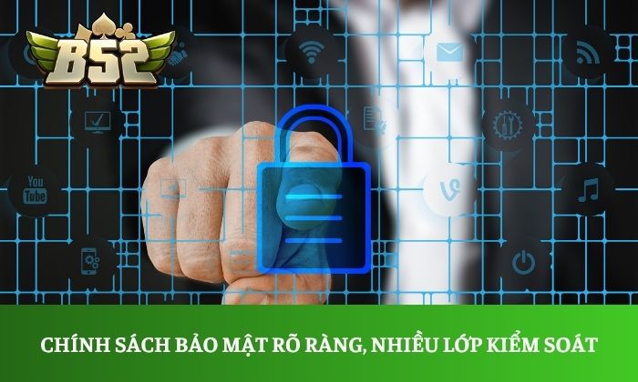 Trang Chủ 11 Chính sách bảo mật rõ ràng, nhiều lớp kiểm soát