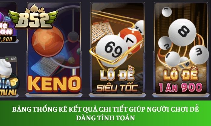 Bảng thống kê kết quả chi tiết giúp người chơi dễ dàng tính toán chu kỳ xuất hiện của các con số