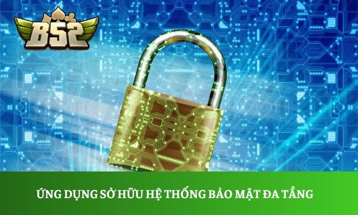 Ứng dụng sở hữu hệ thống bảo mật đa tầng