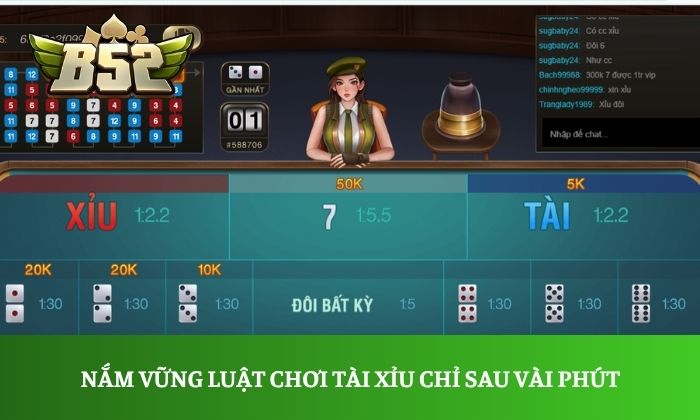Tài Xỉu Nắm vững luật chơi Tài Xỉu chỉ sau vài phút