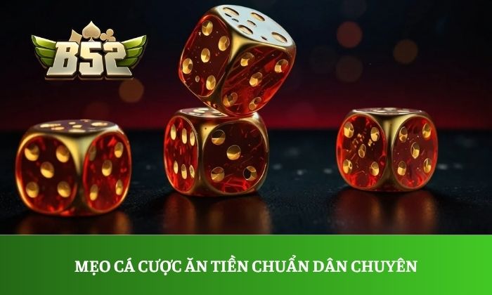 Mẹo cá cược ăn tiền chuẩn dân chuyên